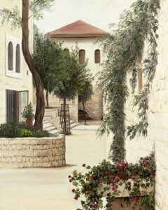 פינת חמד בימין משה Charming corner in Yemin Moshe